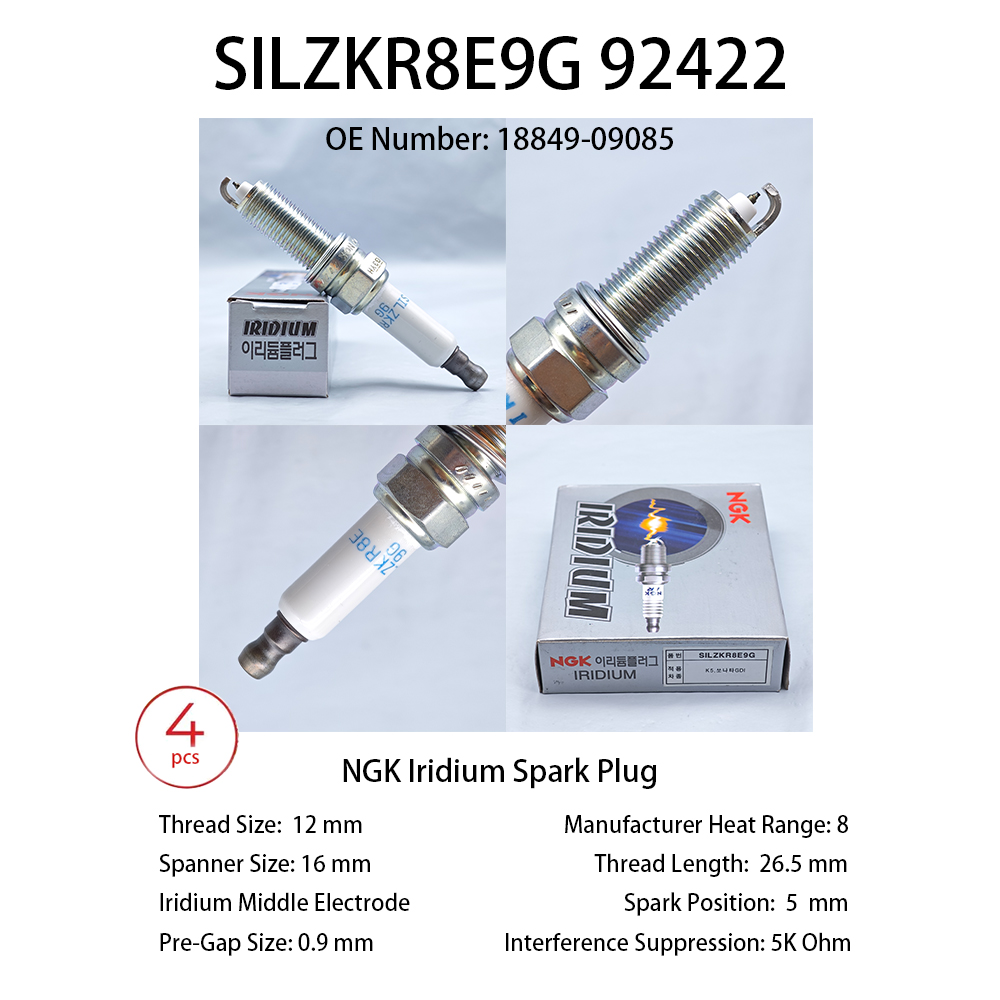 Ngk Spark Plug Laser Iridium - Bougie d'allumage laser Iridium d'origine NGK,